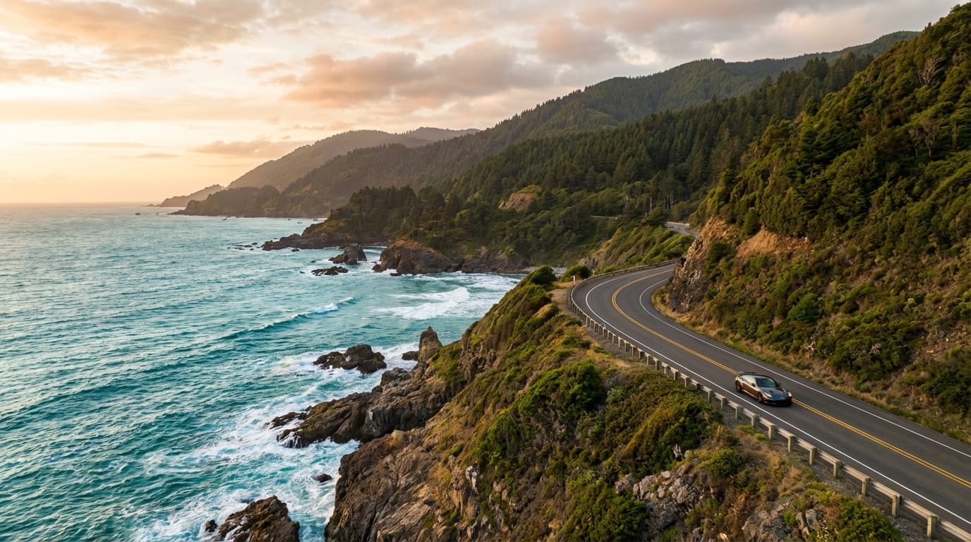 Drone shot, camera pulling back and rising, dynamic movement, high quality