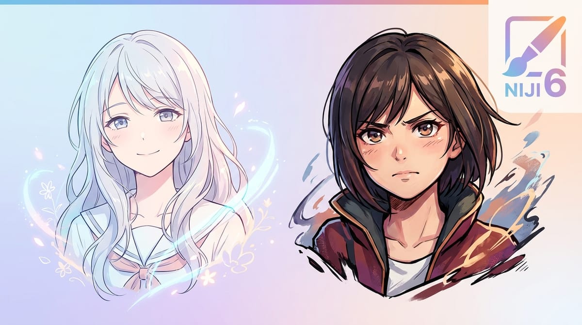 Midjourney NIJI 6 は 日本アニメ風 スタイルの生成に適しているか？