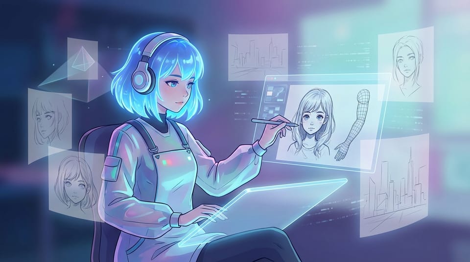 Hotgen Image V4は【美少女イラストレーター】に向いているか？