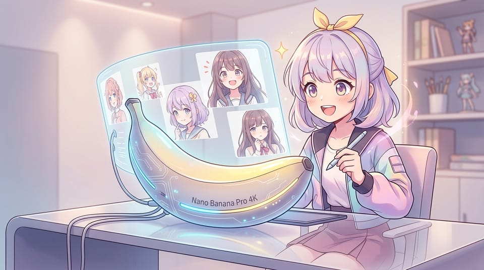 Nano Banana Pro 4Kは萌え絵スタイルの生成に適しているか？