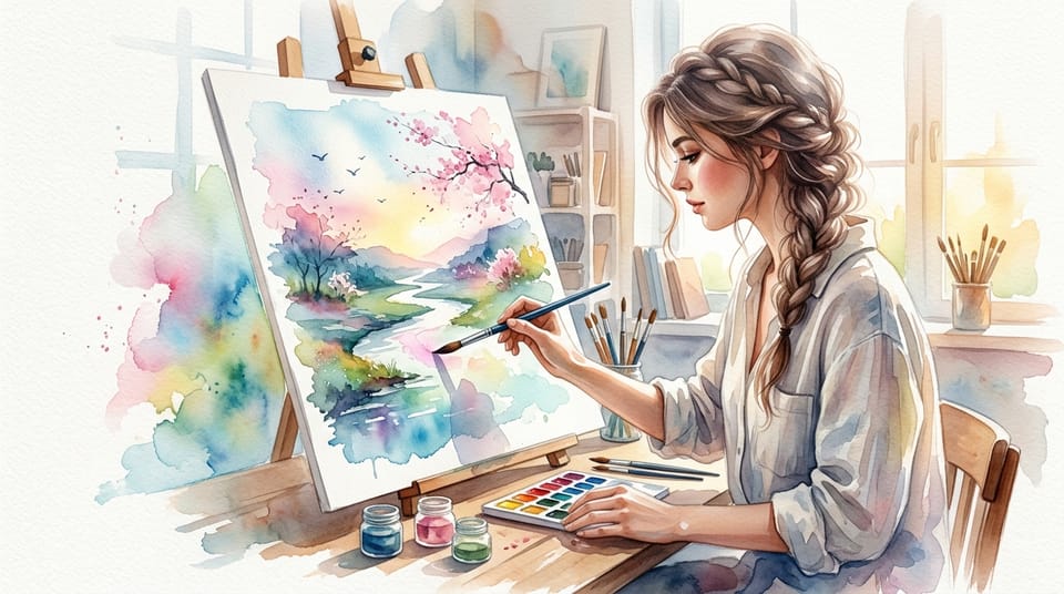 WAN Image 2.6 は「水彩画風」スタイルの生成に適しているか？